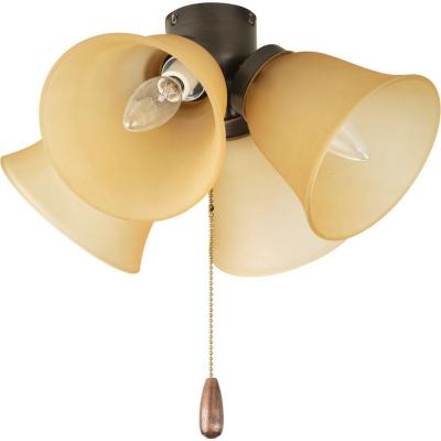 AirPro 4-Light Antique Bronze Ceiling Fan Light